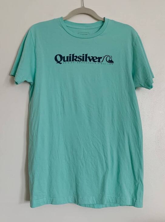 Quiksilver Other - Teal Quiksilver Graphic Short Sleeve T-Shirt M